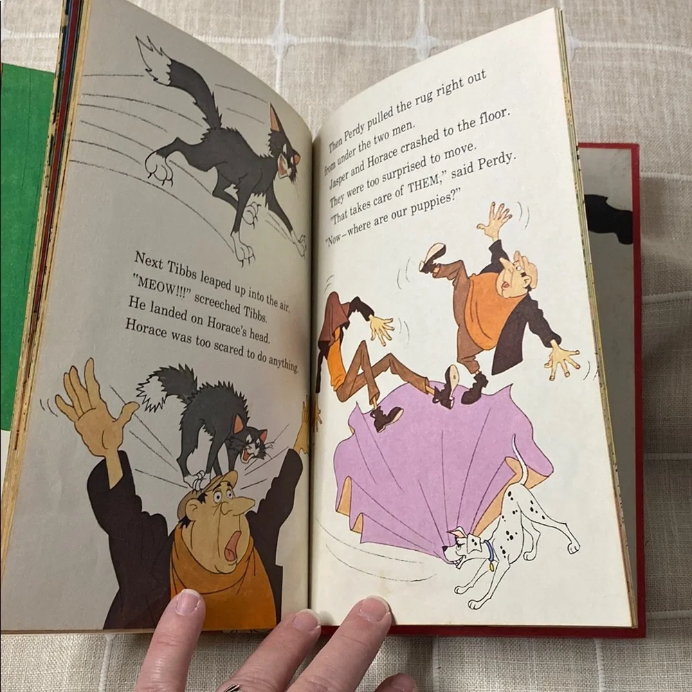 Vintage Walt Disney 1st Edition 101 Dalmatians Book Wonderful World of Reading